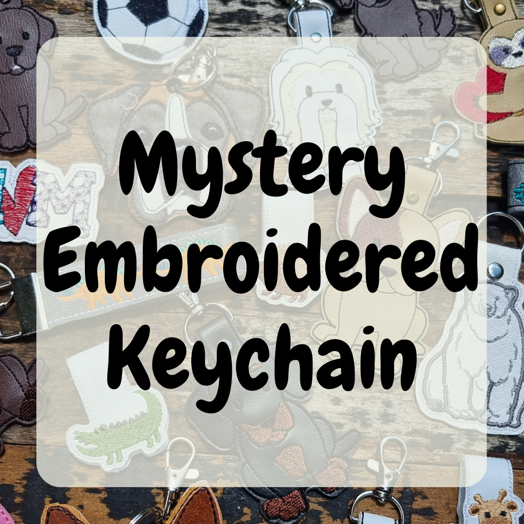 Mystery Embroidered Keychain