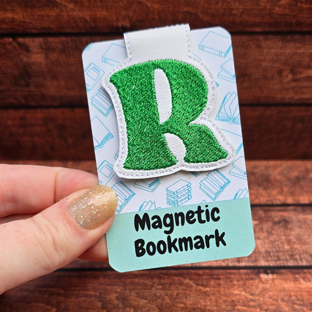 Personalised Retro Initial | Magnetic Bookmark