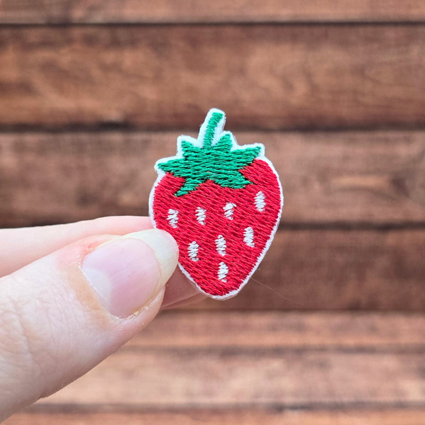 Strawberry | Mini Iron on Patch