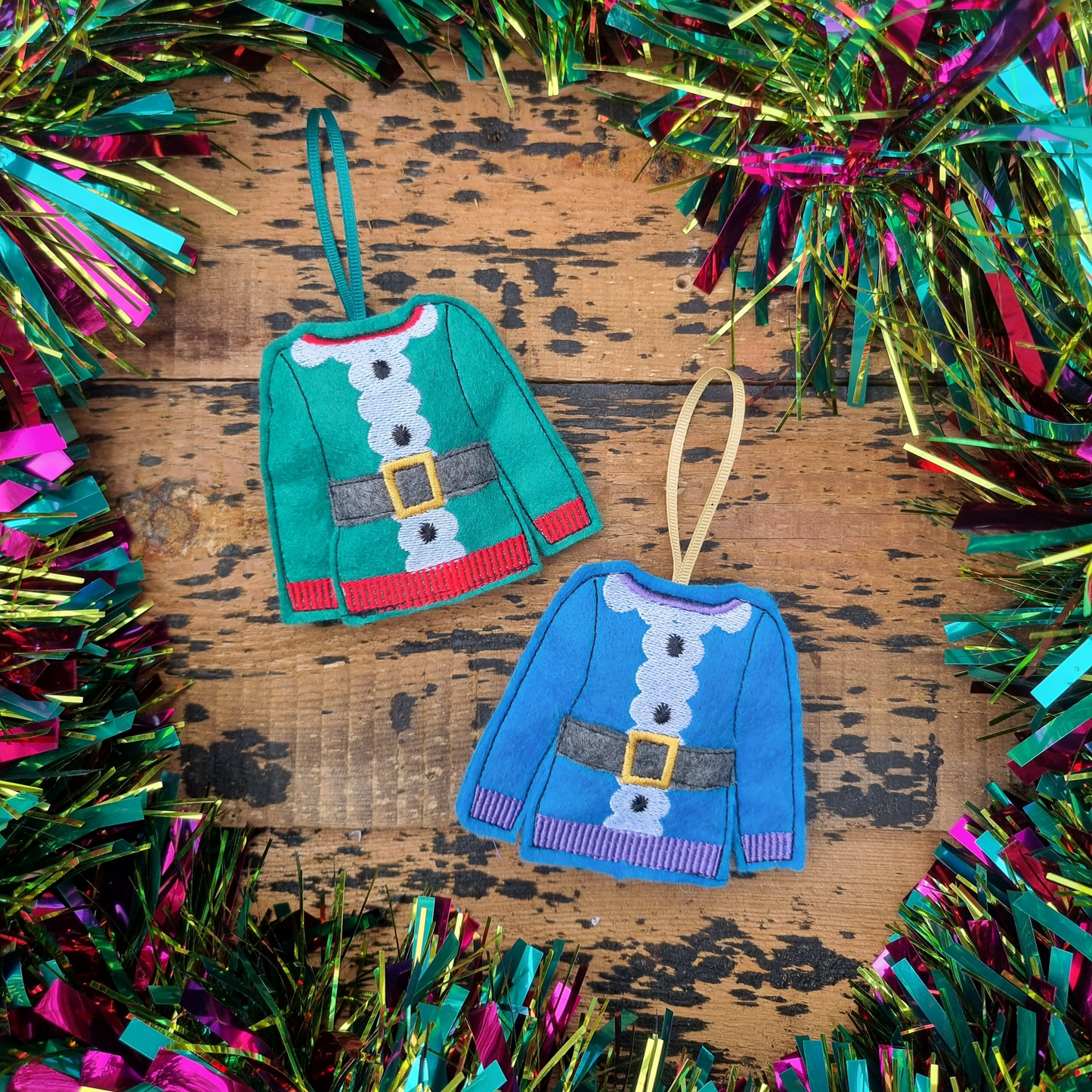 Elf | Felt Ugly Jumper Christmas Decoration | RANDOM