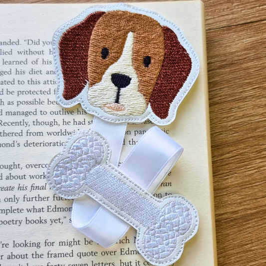 Beagle | Ribbon Bookmark