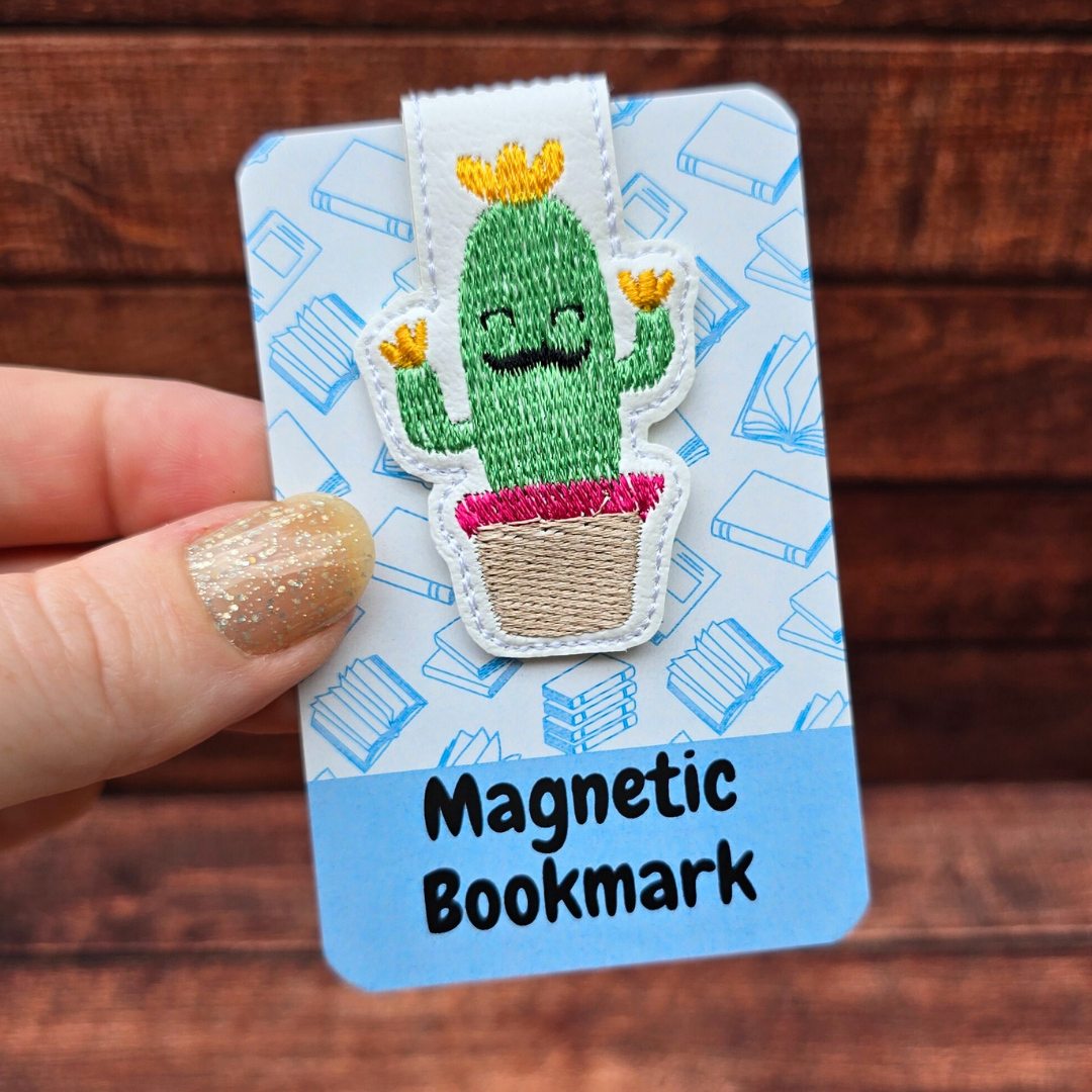 Mr Cactus | Magnetic Bookmark
