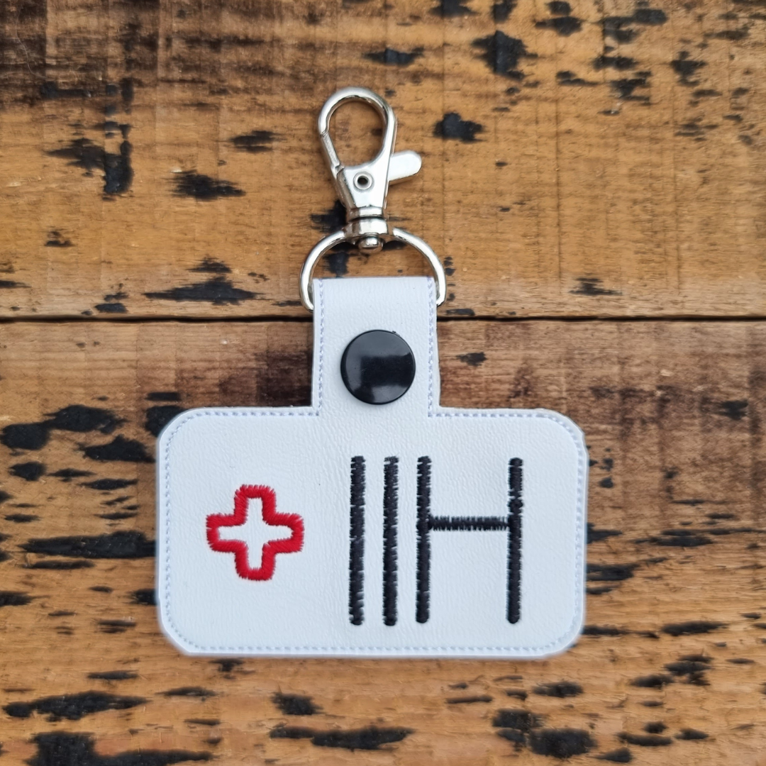 IIH | Medical Alert Embroidered Keychain