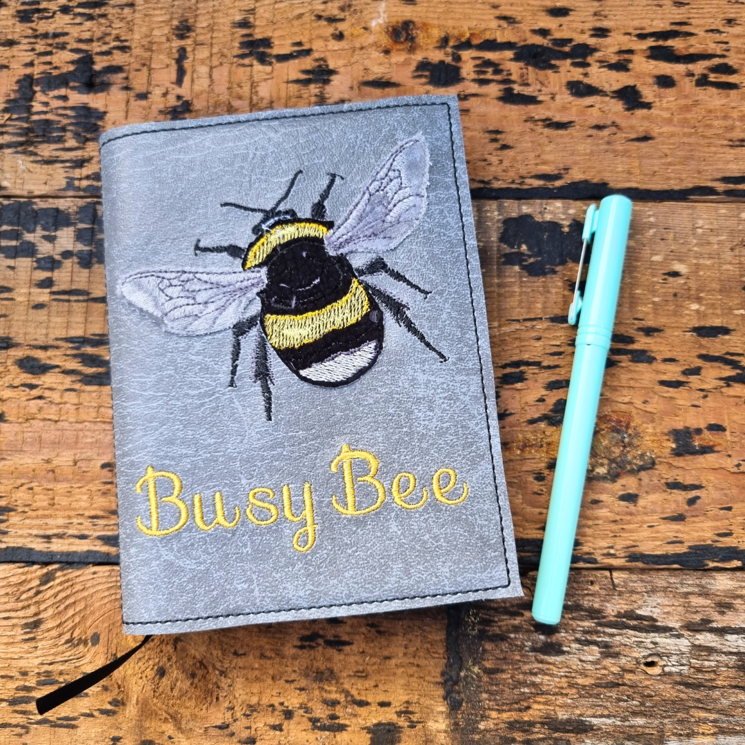 Busy Bee A6 Embroidered Notebooks