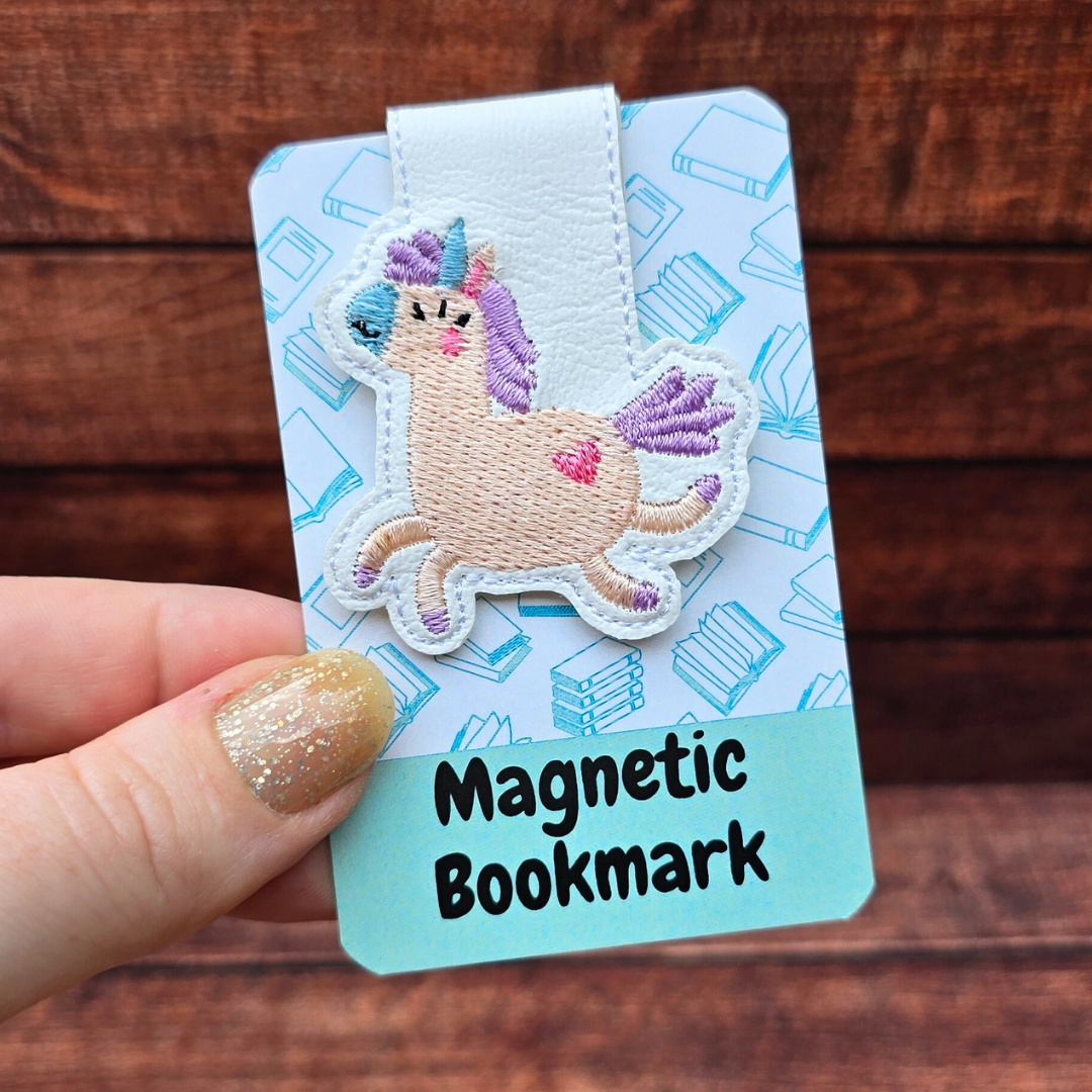 Happy Unicorn | Magnetic Bookmark