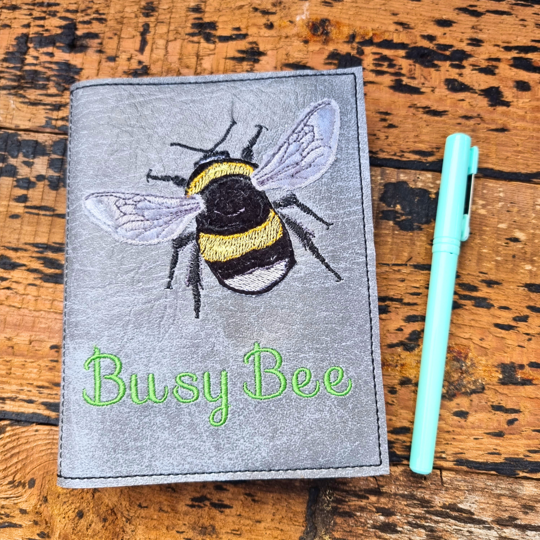 Busy Bee A6 Embroidered Notebooks