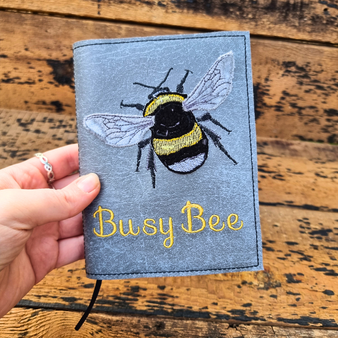 Busy Bee A6 Embroidered Notebooks