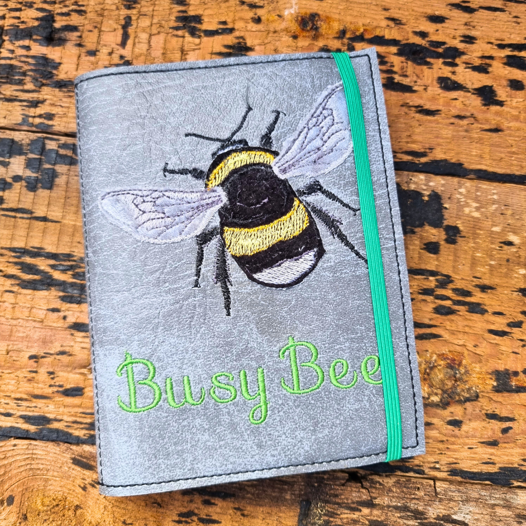 Busy Bee A6 Embroidered Notebooks