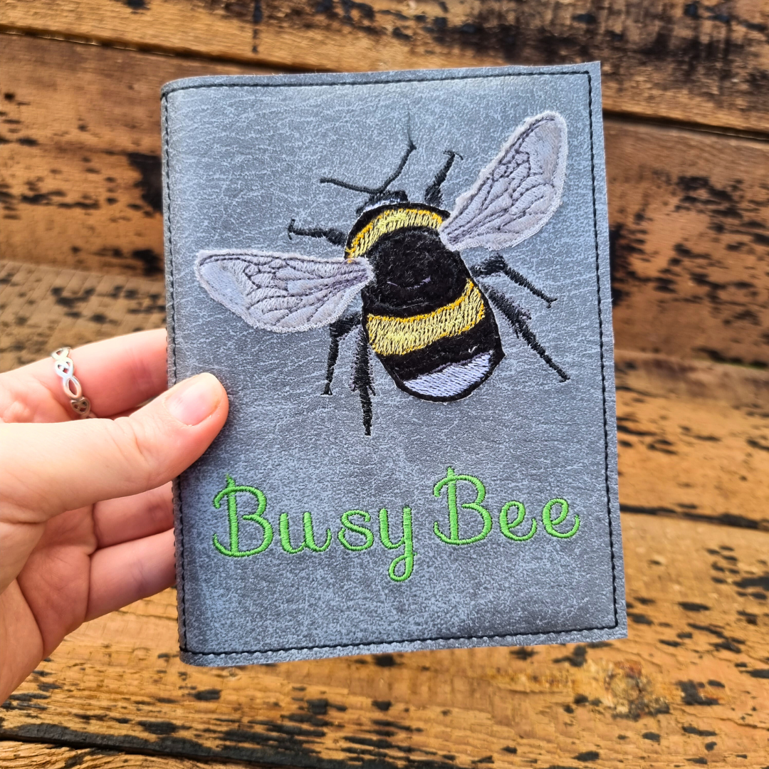 Busy Bee A6 Embroidered Notebooks