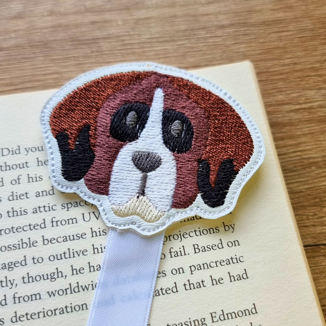 St Bernard | Ribbon Bookmark