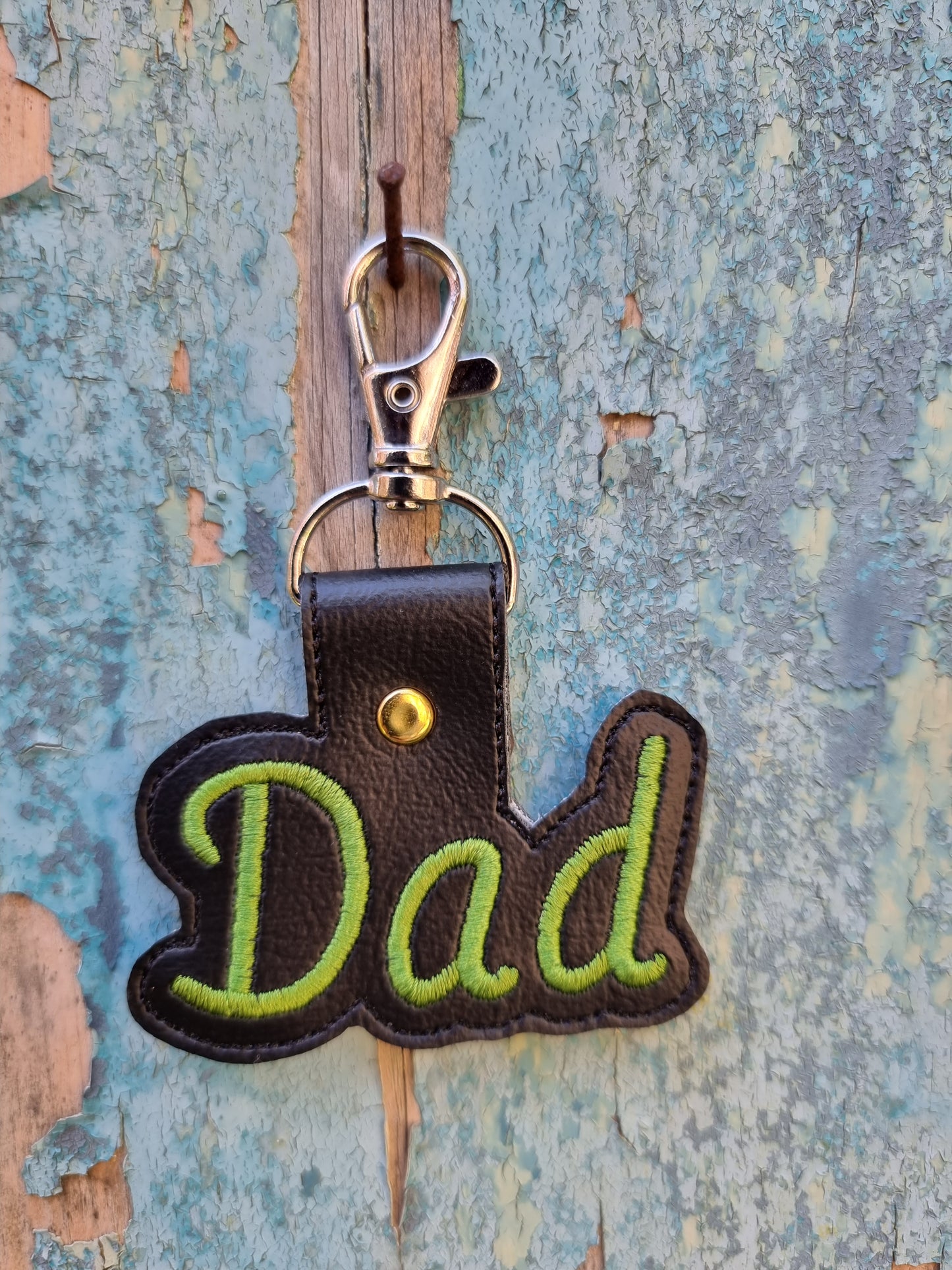 Dad | Embroidered Keychain