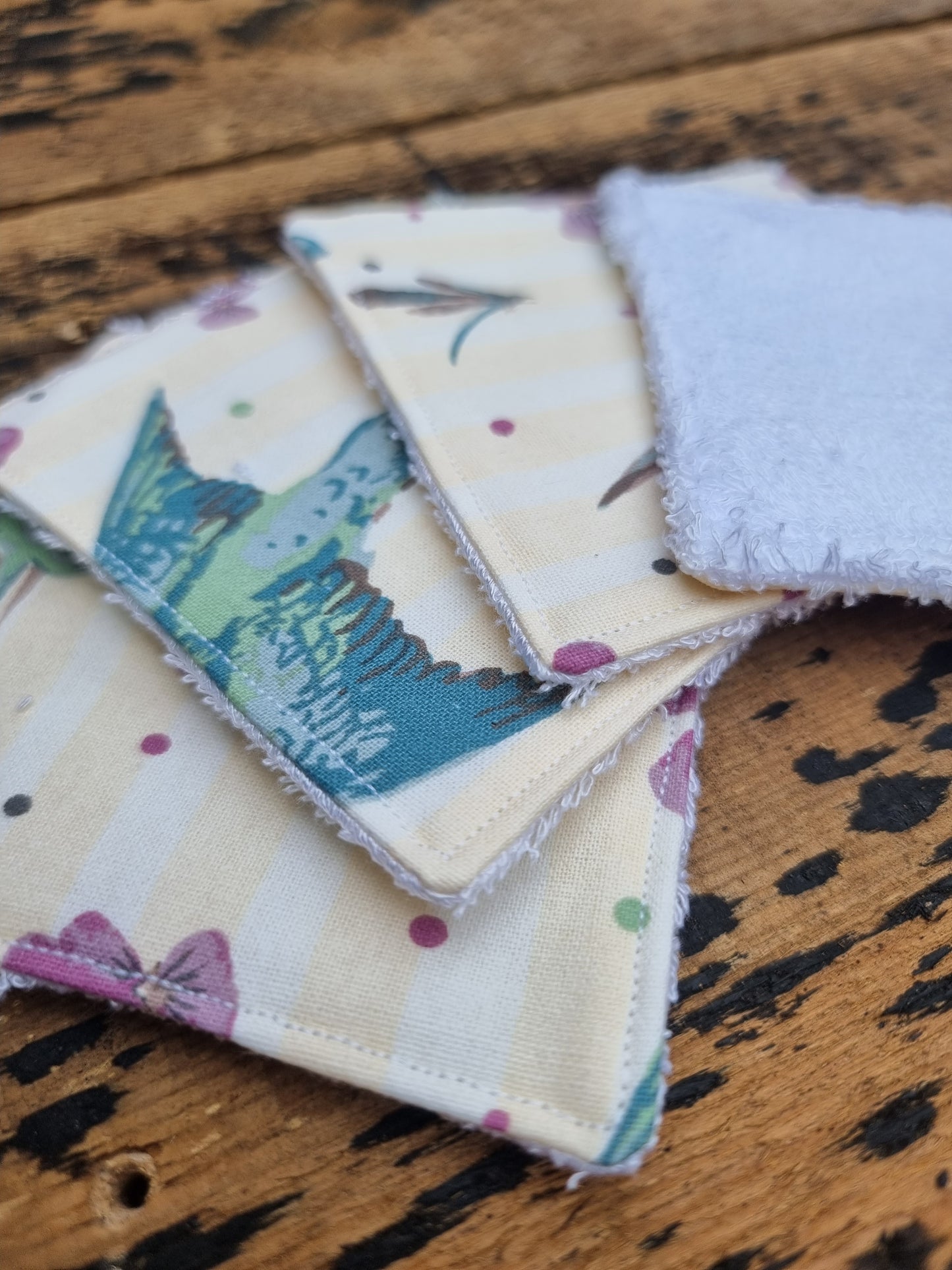 Pansy Kingfishers Reusable Bamboo Wipes