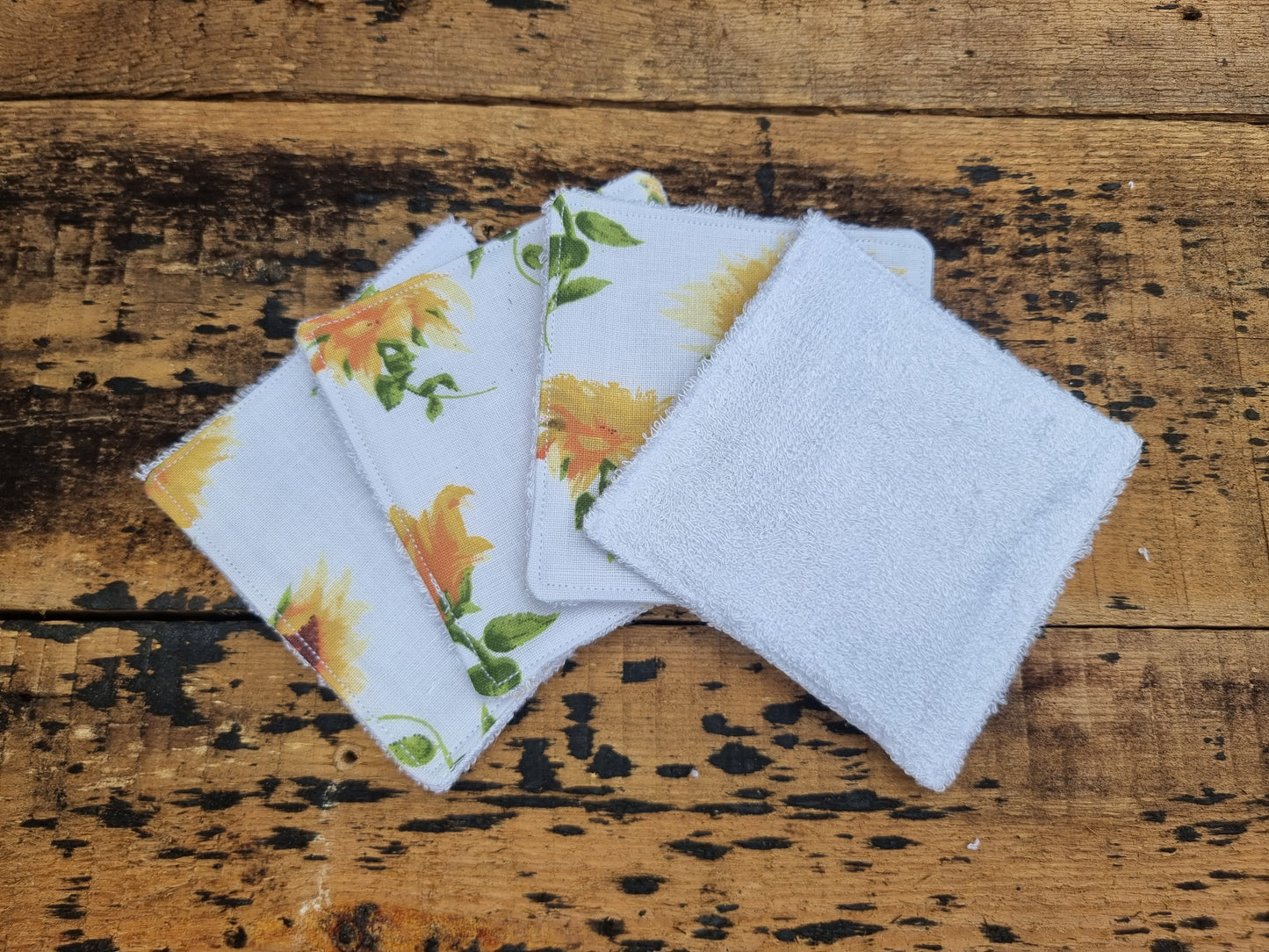 Sunflowers Reusable Bamboo Wipes