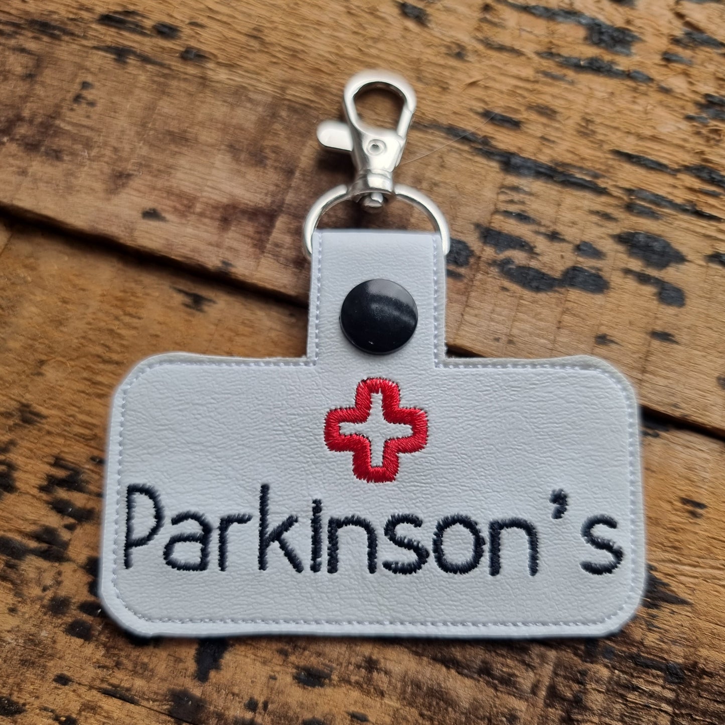 Parkinson's | Medical Alert Embroidered Keychain