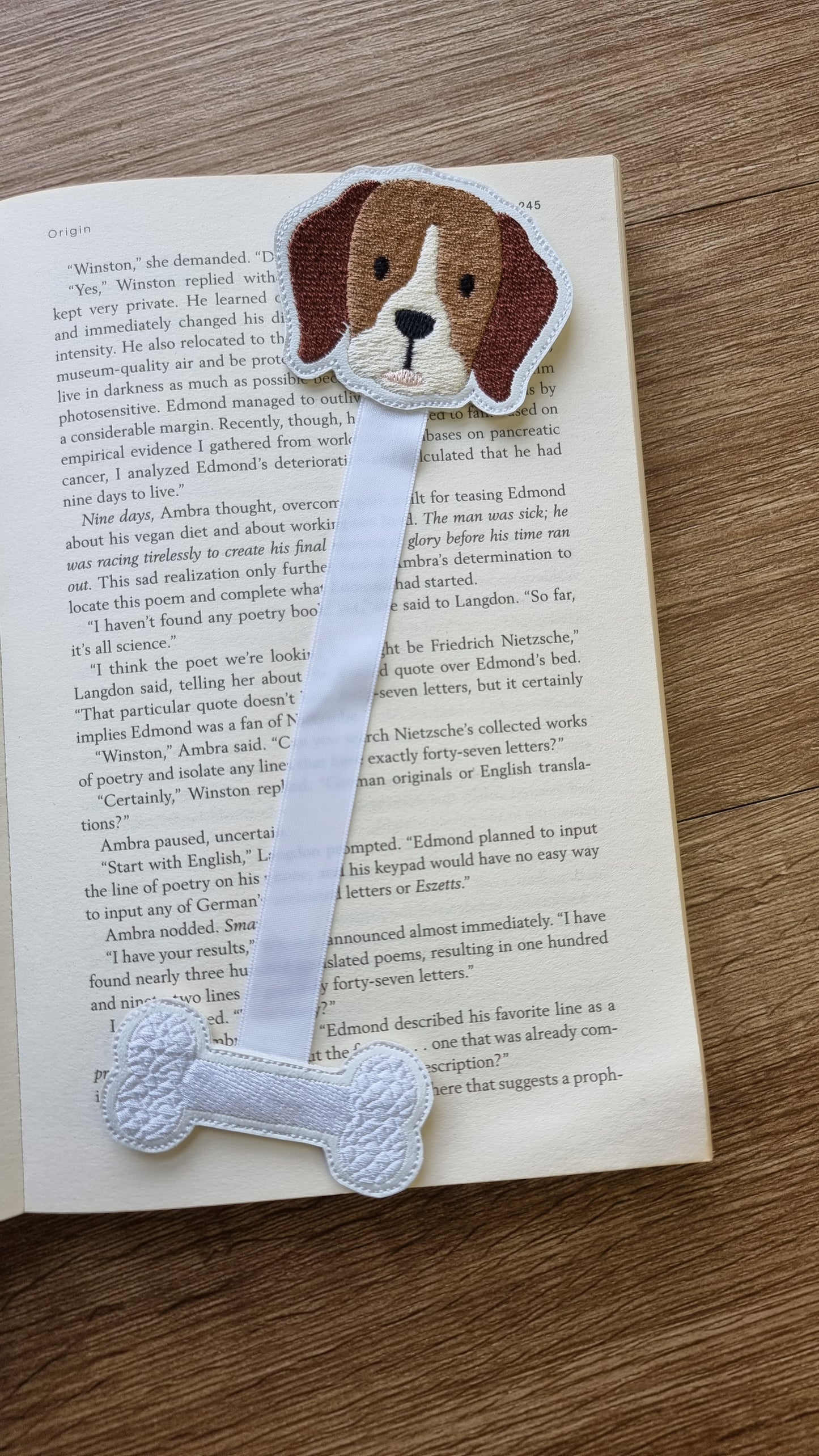 Beagle | Ribbon Bookmark