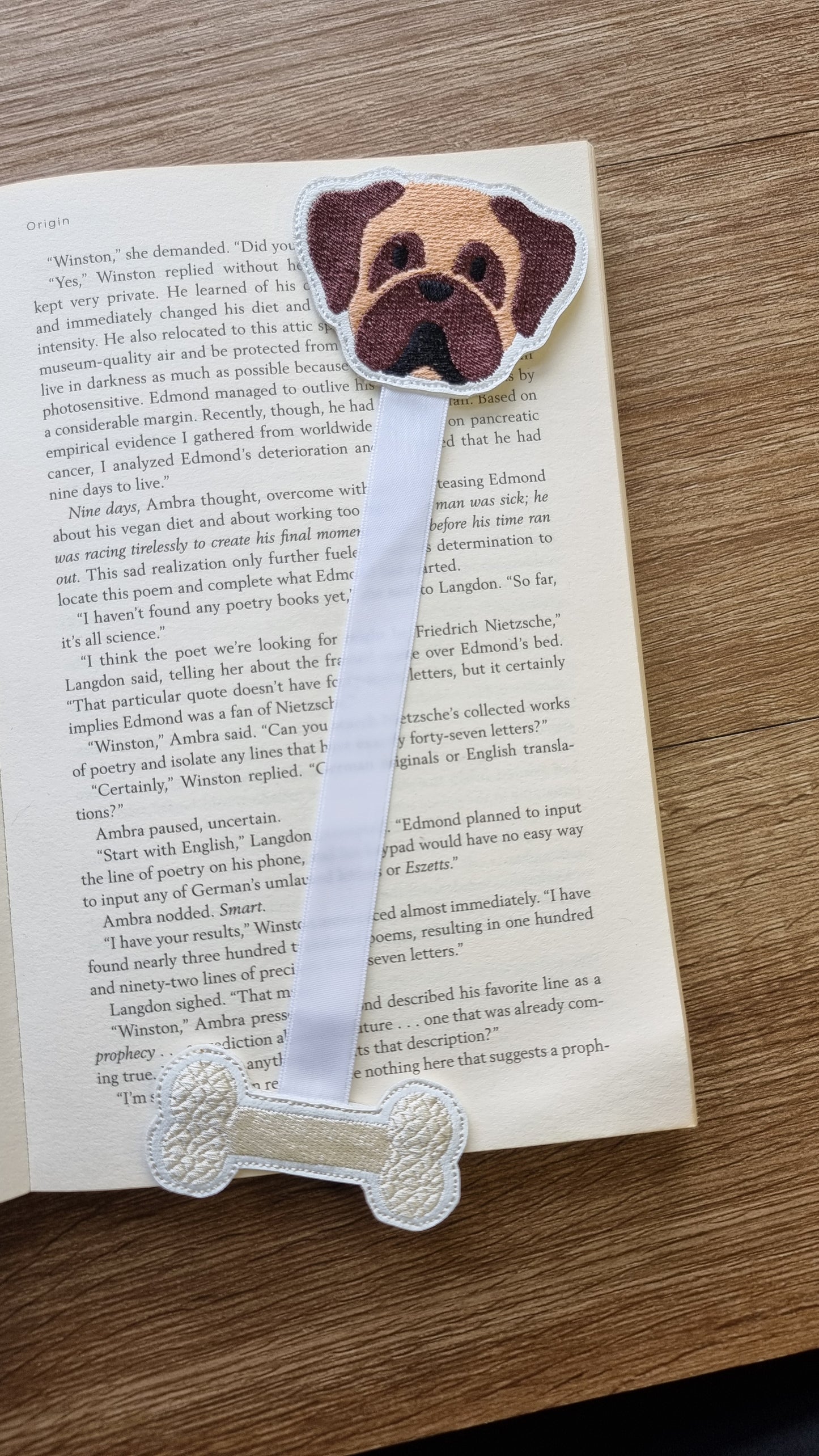 Pug | Ribbon Bookmark