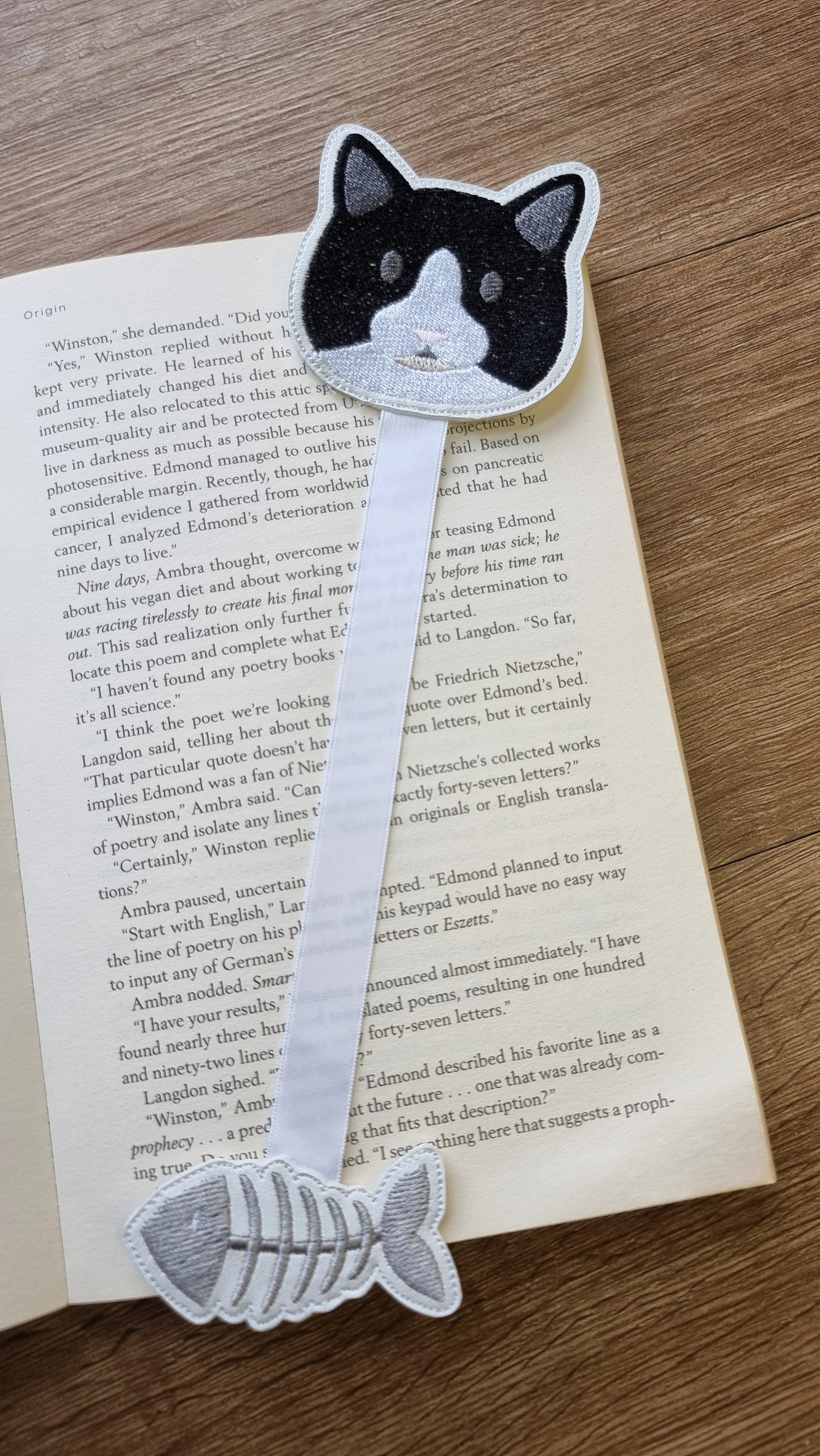 Manx Cat | Ribbon Bookmark