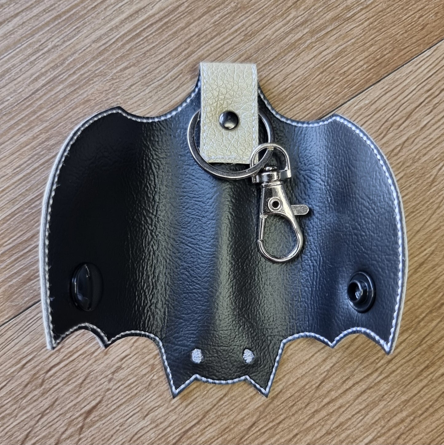 Bat Key Holder | Embroidered Keychain