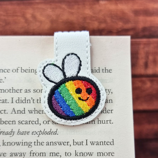 Rainbow Pride Bee | Magnetic Bookmark