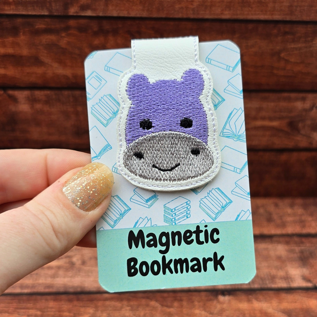 Hippo | Magnetic Bookmark