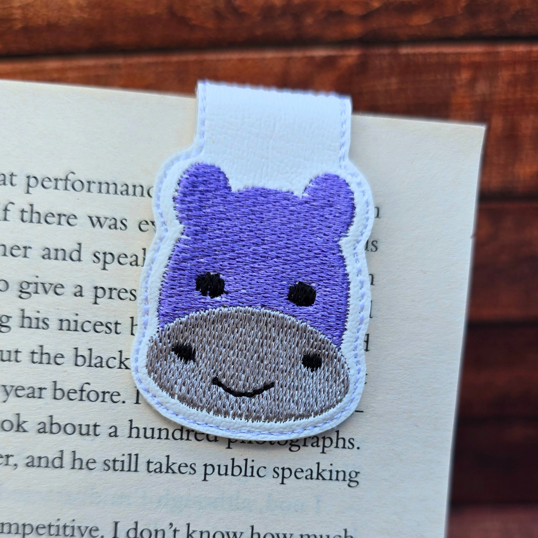 Hippo | Magnetic Bookmark