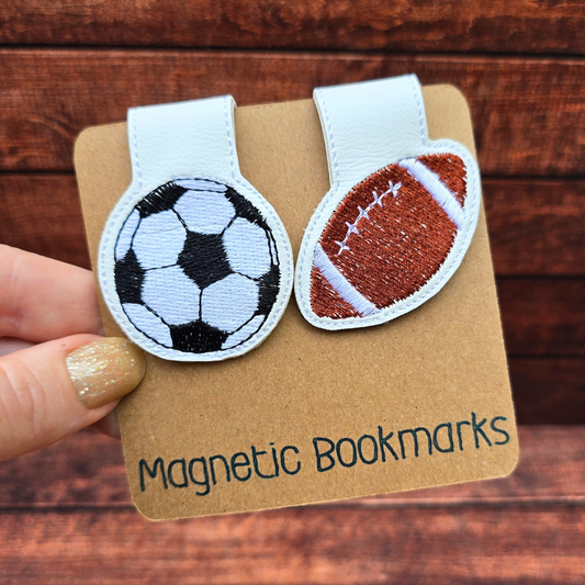 Footballs | Magnetic Bookmark Set