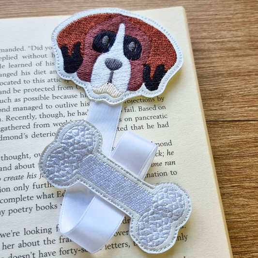 St Bernard | Ribbon Bookmark