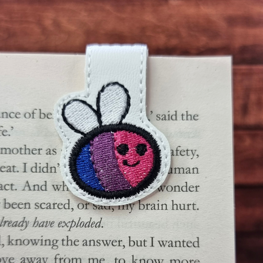Bisexual Pride Bee | Magnetic Bookmark