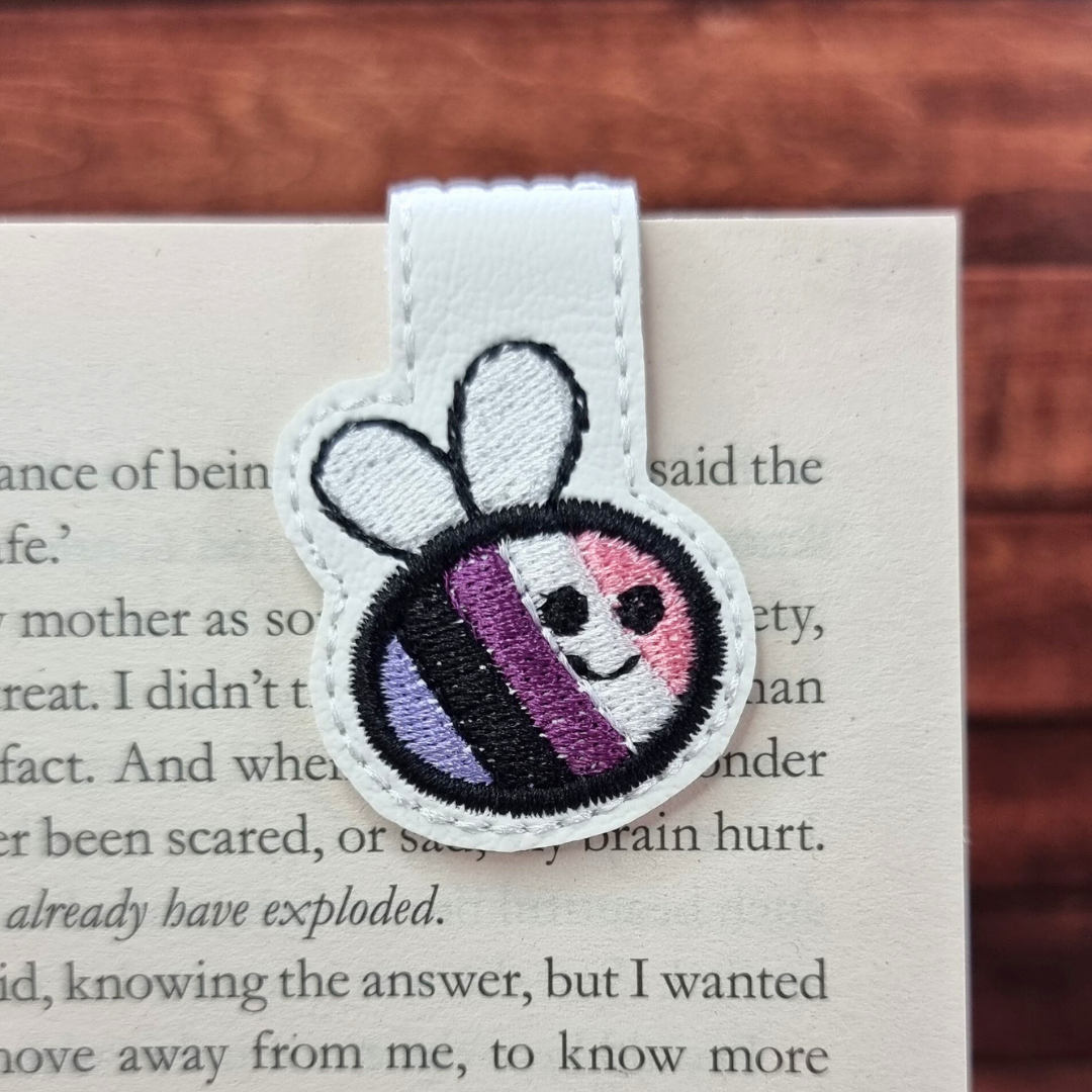 Genderfluid Pride Bee | Magnetic Bookmark