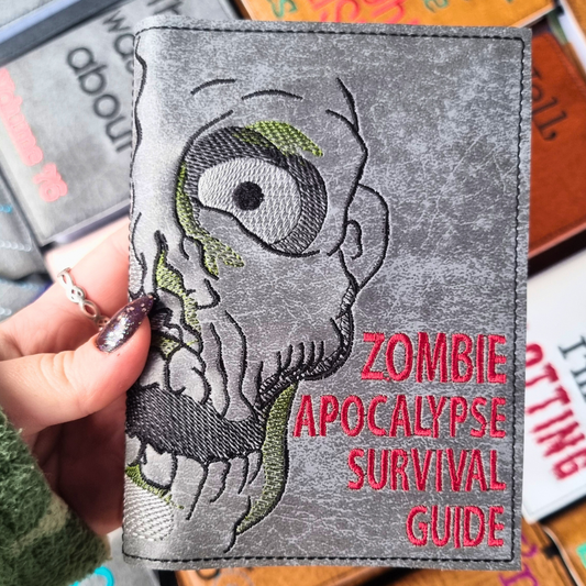 Zombie Apocalypse A6 Embroidered Notebook