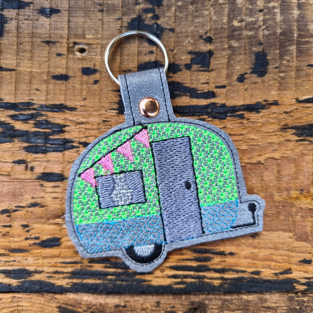 Caravan | Embroidered Keychain