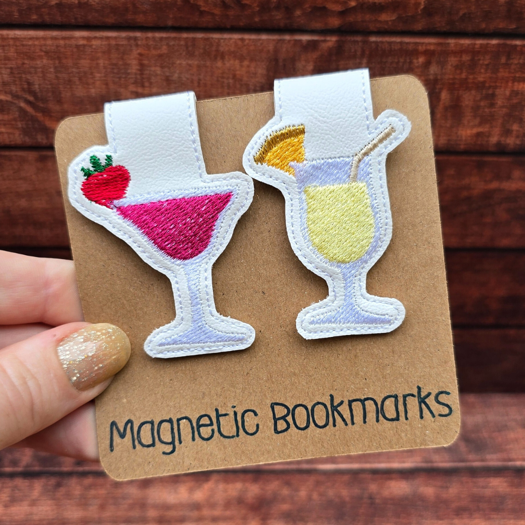 Summer Cocktails | Magnetic Bookmark Set