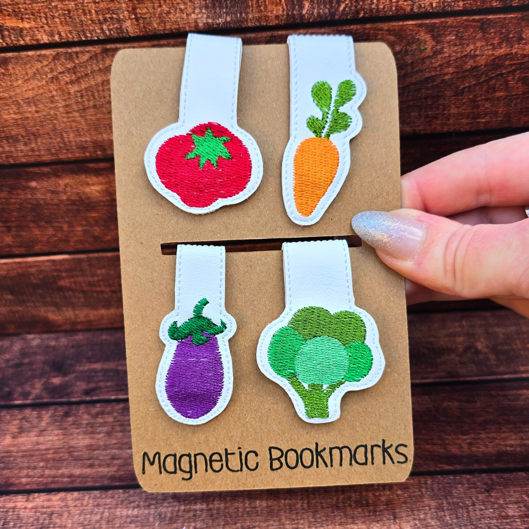 Eat Your Veggies | Magnetic Bookmark Set