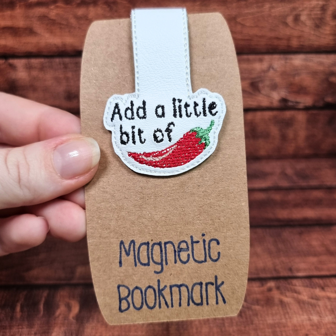 Add A Little Bot Of Spice | Magnetic Bookmark