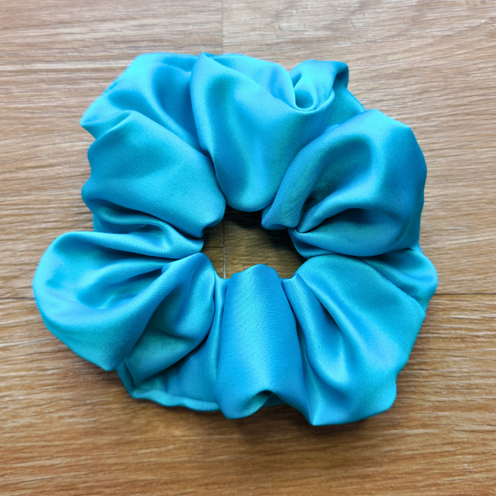 Kingfisher Super Soft Satin Scrunchie | Hair Tie