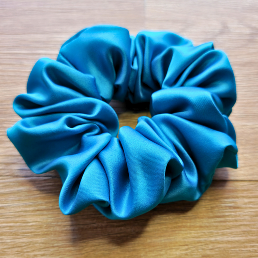 Jade Super Soft Satin Scrunchie | Hair Tie