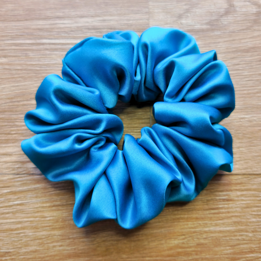 Jade Super Soft Satin Scrunchie | Hair Tie