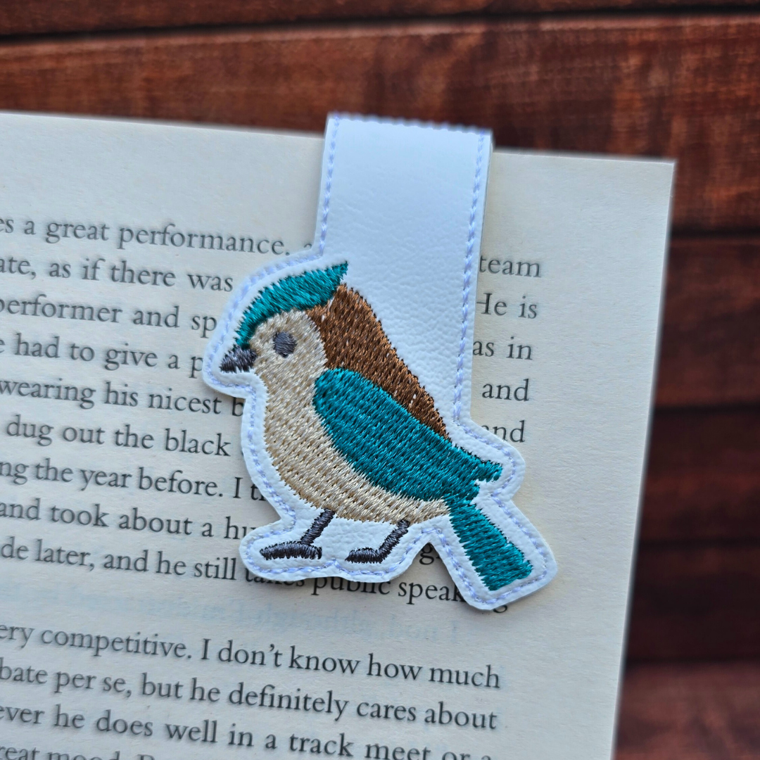 Teal Bird | Magnetic Bookmark