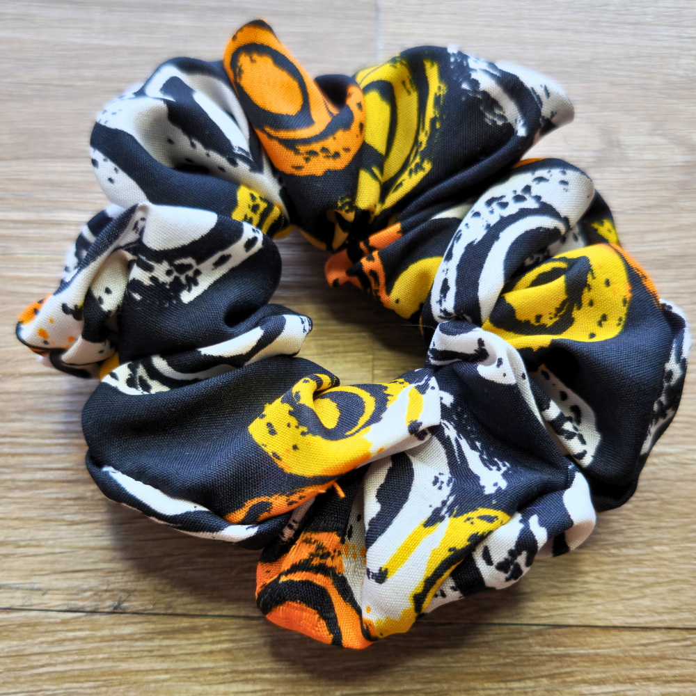 Sunflower 'Changing Circles' Super Soft Crepe Scrunchie | Hair Tie