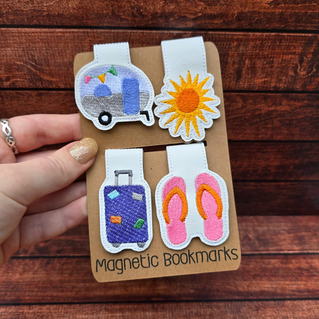 Summer Holidays | Magnetic Bookmark Set