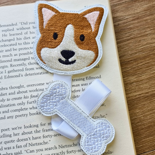 Corgi | Ribbon Bookmark