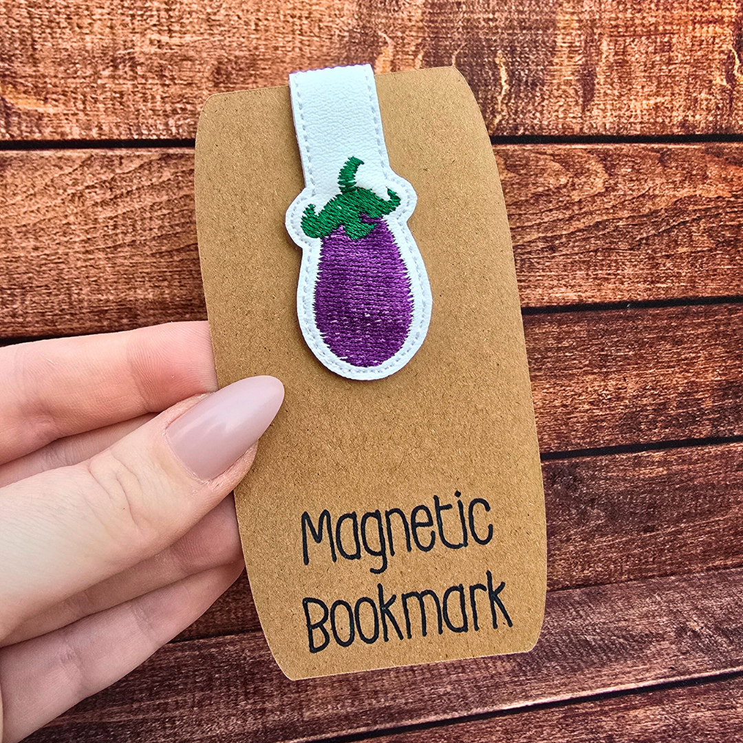 Aubergine | Magnetic Bookmark