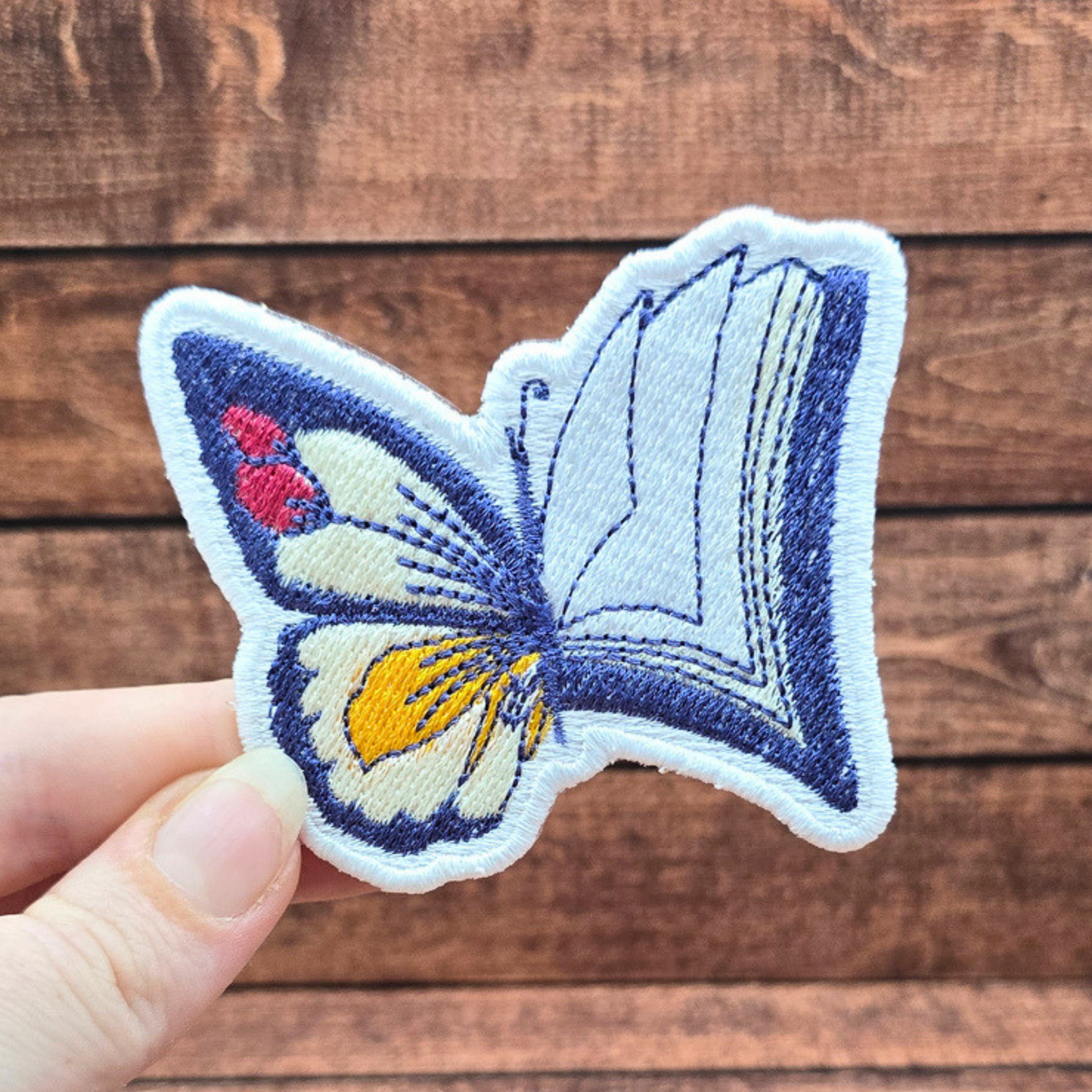Book Butterfly | Iron on Patch