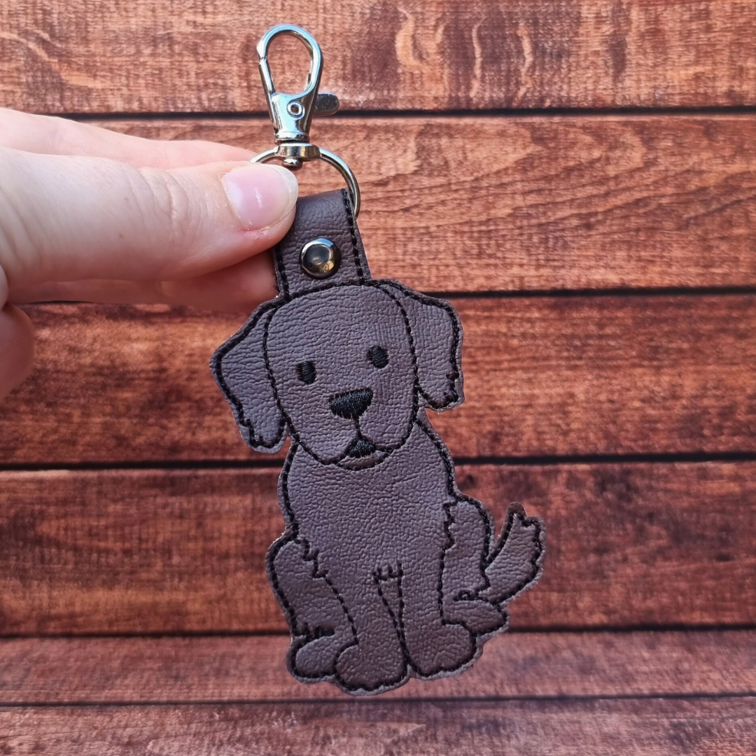 Retriever | Embroidered Keychain