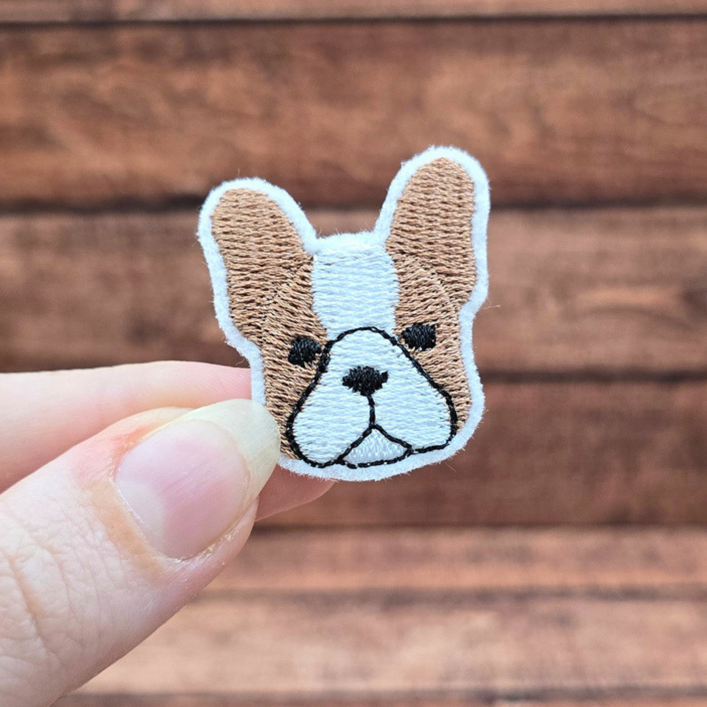 Bulldog | Mini Iron on Patch