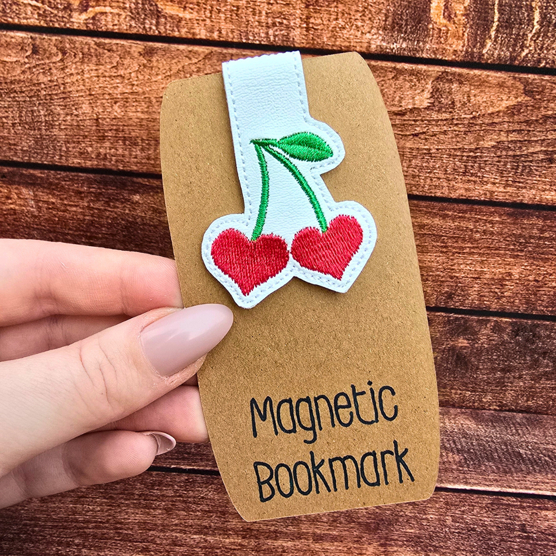 Cherry Hearts | Magnetic Bookmark