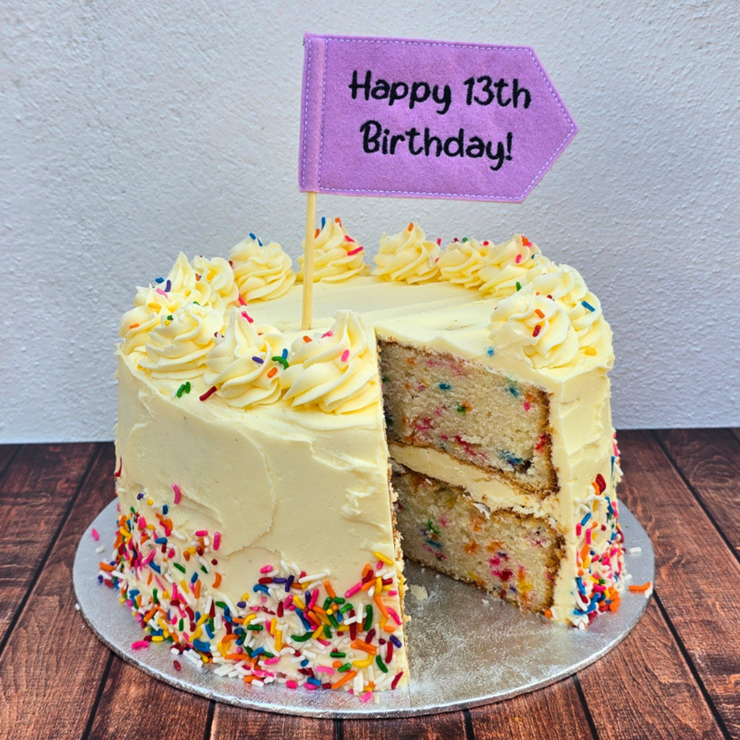 Mini Personalised Flag | Cake Topper