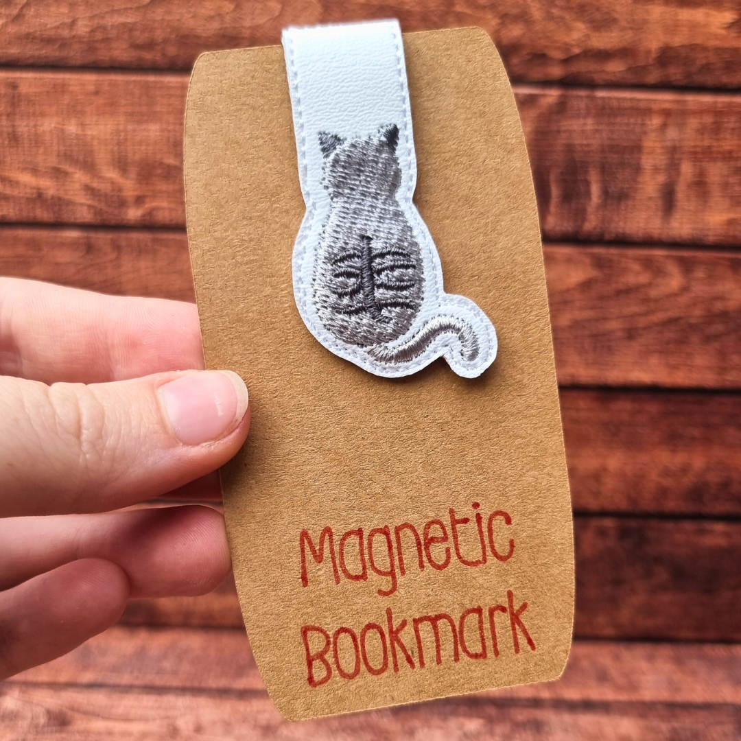 Tabby Cat | Magnetic Bookmark | Colour Choice