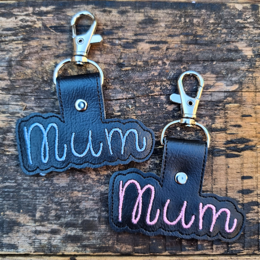 Mum | Embroidered Keychain