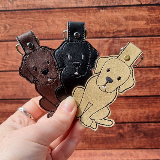 Labrador | Embroidered Keychain